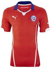 高清:智利世界杯新球衣曝光