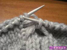一款女士棒针帽子织法<em>步骤</em>,毛线组成的蝴蝶花