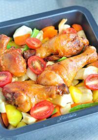 【霜降】鲜蔬烤鸡腿,视觉与味觉上的一场盛宴