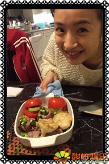  林依晨微博 晒美食 淘气不露老公正面照【1】-