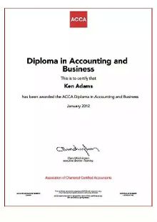 acca证书谈之acca从头到尾可获得的acca证书