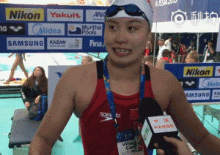 萌翻!傅园慧表情包大全 晋级称用尽洪荒之力了