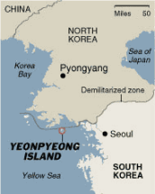 韩国小岛居民住朝韩边境 每家都有防毒面罩(图)图片