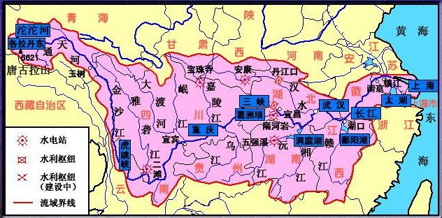 长江水患与流域人口超载_长江流域图